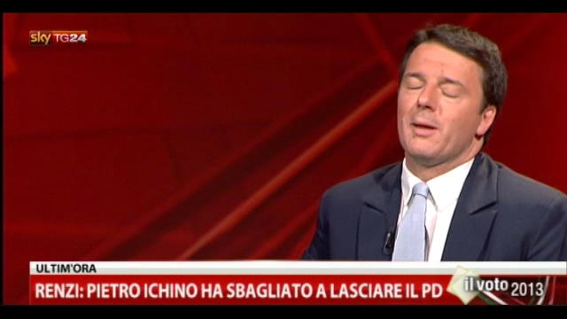 11- Lo Spoglio, Renzi: orgoglioso mia campagna per Primarie