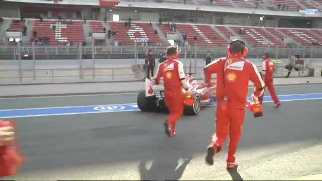 F1, primi giri nella seconda giornata di test a Barcellona
