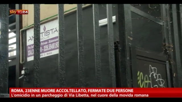 Roma, 23enne muore accoltellato, fermate due persone