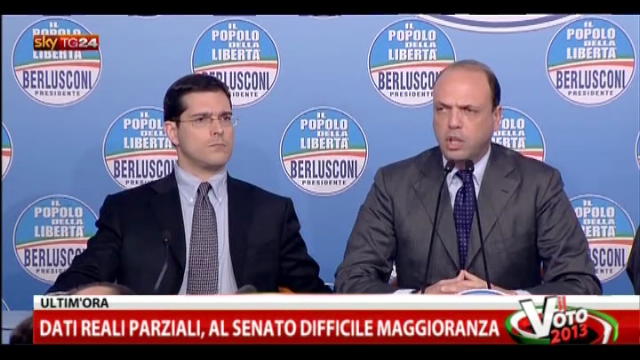 Alfano: dobbiamo dire grazie a Berlusconi