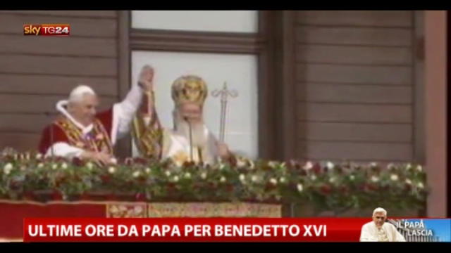 Ultime ore da Papa per Benedetto XVI