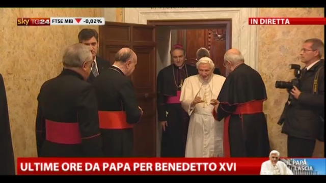 Ultime ore da Papa per Benedetto XVI