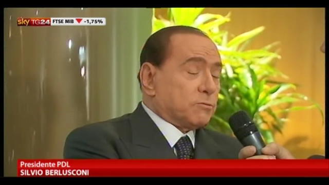 Berlusconi: cambierei legge elettorale e subito al voto