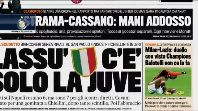 Tensione Inter, la prima "cassanata"