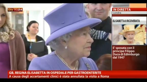 GB, regina Elisabetta in ospedale per gastroenterite