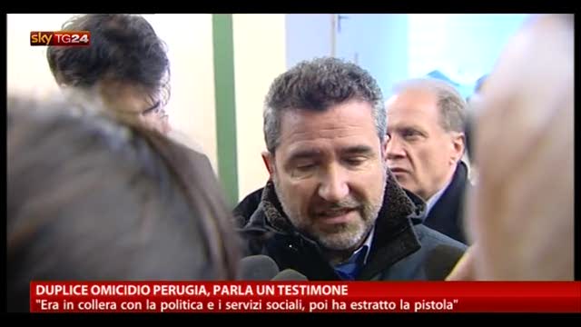 Duplice omicidio Perugia, parla un testimone