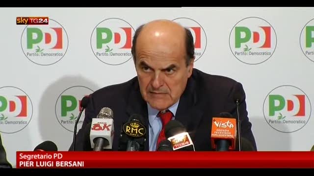 Bersani: nostra proposta non è una mia pretesa ma un dovere