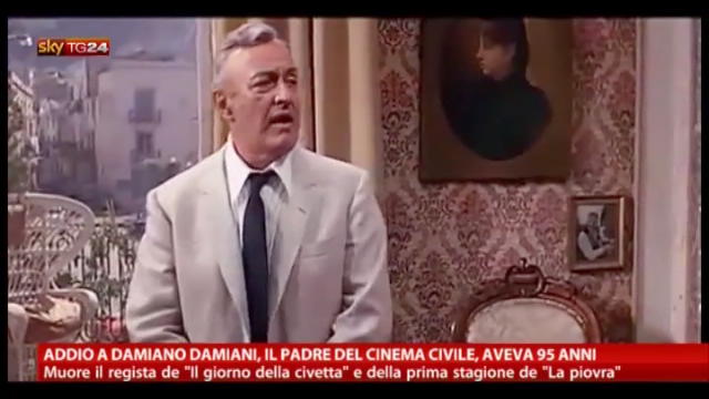 Addio Damiano Damiani, padre del cinema civile,aveva 95 anni