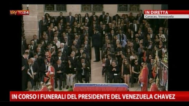 I funerali del Presidente del Venezuela Chavez