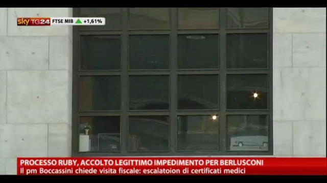 Processo Ruby, accolto legittimo impedimento per Berlusconi