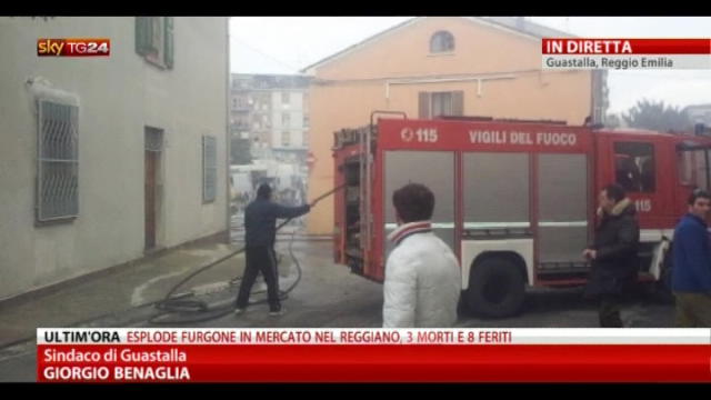 Esplosione furgone Reggio Emilia, il Sindaco di Guastalla