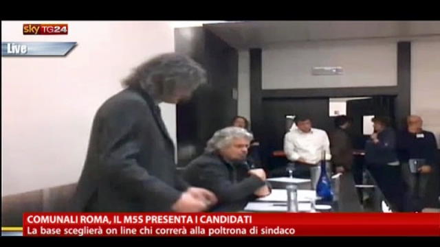 Comunali Roma, il M5S presenta i candidati