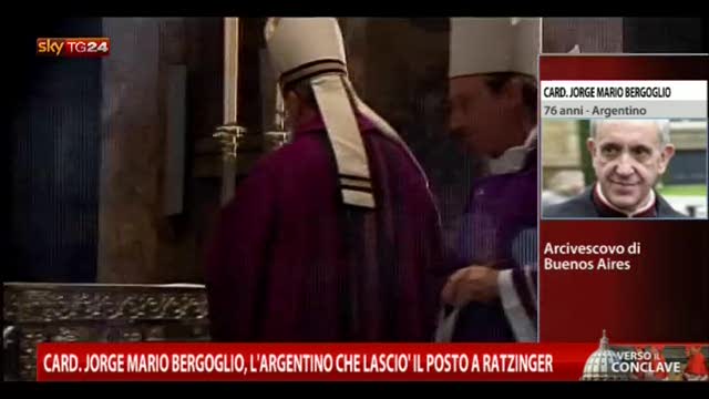 Card.Bergoglio, l'argentino che lasciò il posto a Ratzinger