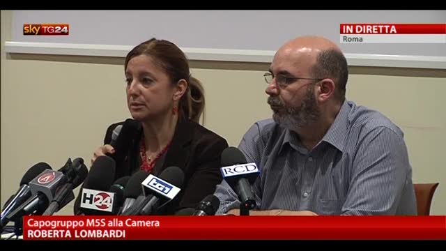 Movimento 5 Stelle, conferenza stampa dei capigruppo