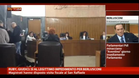 Ruby, giudici: sì al legittimo impedimento per Berlusconi