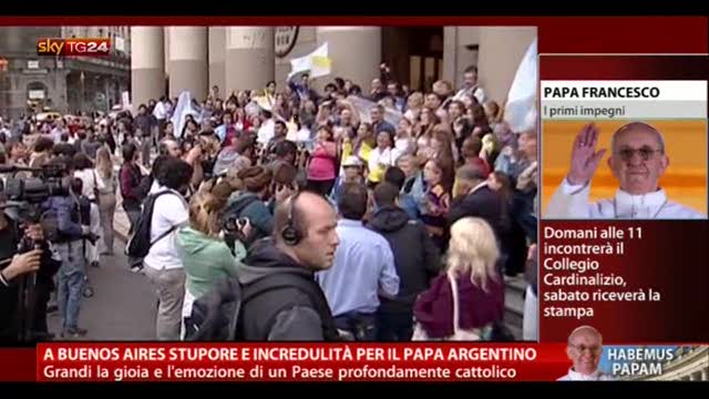 A Buenos Aires stupore e incredulità per il Papa argentino