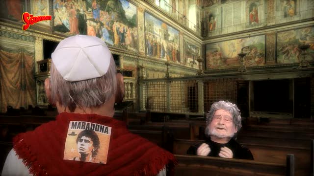 Gli Sgommati: Grillo, il Papa e la “manita de Dios”