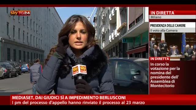Mediaset, dai giudici sì a impedimento Berlusconi