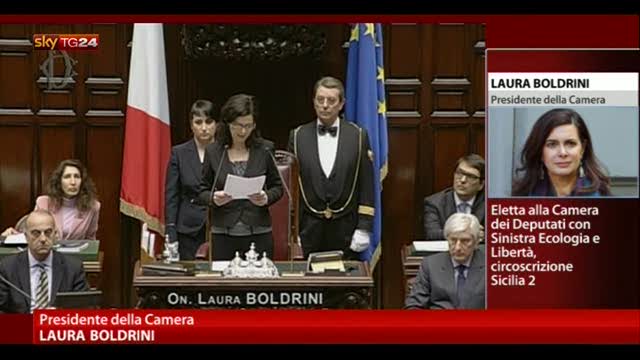 La neoeletta Presidente della Camera Boldrini ricorda Moro