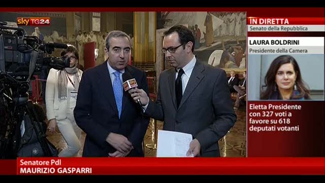 Voto Presidente Senato, Gasparri: auspichiamo appoggio Monti
