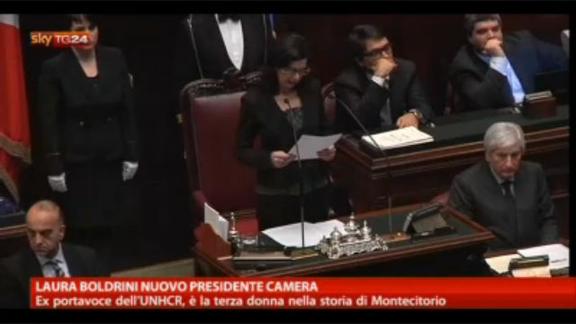 Laura Boldrini nuovo presidente della Camera