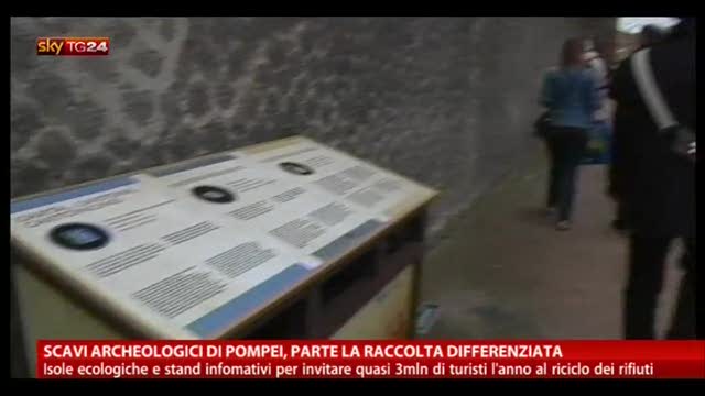 Scavi archeologici di Pompei, parte raccolta differenziata