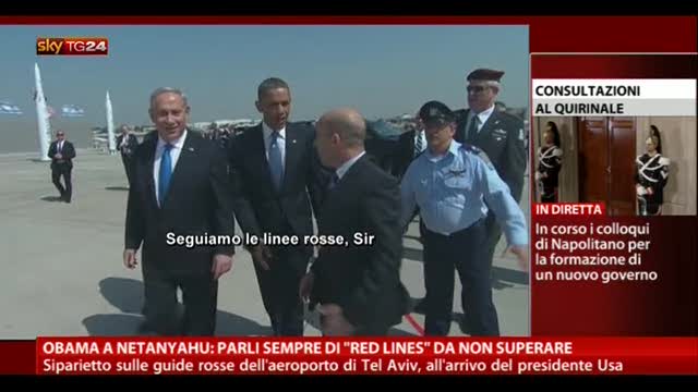 Obama a Netanyahu: sempre "red lines" da non superare