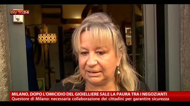 Milano, dopo l'omicidio del gioielliere paura tra negozianti