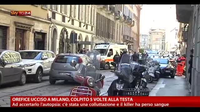 Orefice ucciso a Milano, colpito 5 volte alla testa