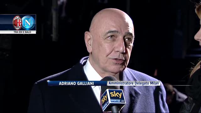 Milan, Galliani: "Balotelli uno dei migliori 5 del mondo