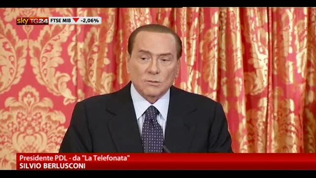 Berlusconi: PD faccia governo con noi o si voti