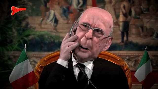 Gli Sgommati, Napolitano perde le staffe con Bersani