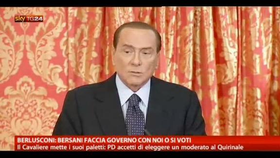 PDL e Lega domani da Bersani, senza Berlusconi