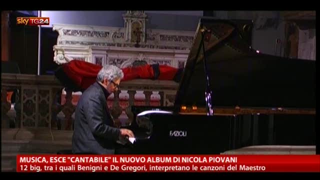 Musica, esce "Cantabile" il nuovo album di Nicola Piovani