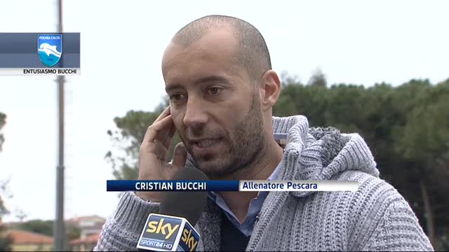 Pescara, tutto l'entusiasmo di Bucchi