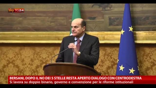 Bersani, dopo no M5S resta aperto dialogo con centrodestra