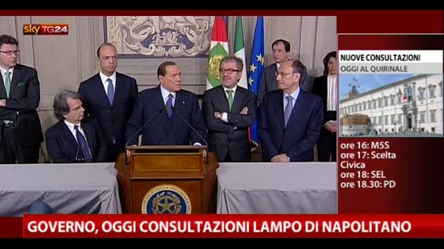 Berlusconi: non c'è stata nessuna richiesta su Quirinale