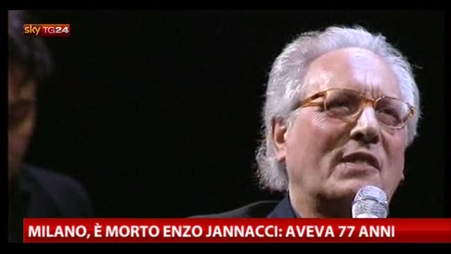 Milano, è morto Enzo Jannacci: aveva 77 anni