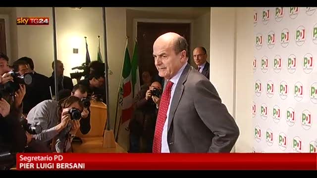 Bersani: "si a corresponsabilità con forze politiche"