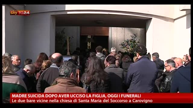 Madre suicida dopo aver ucciso la figlia, oggi i funerali