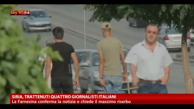 Farnesina conferma: giornalisti italiani trattenuti in Siria