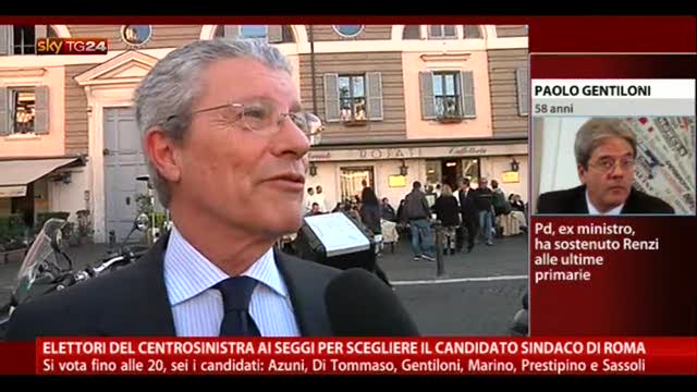 Elettori del CS ai seggi per il candidato sindaco di Roma