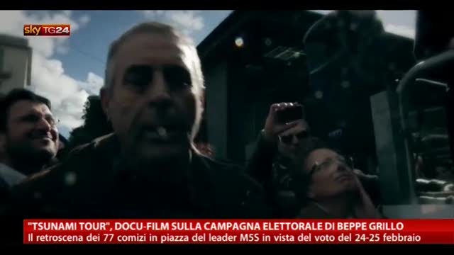 Tsunami Tour, docu-film sulla campagna elettorale di Grillo