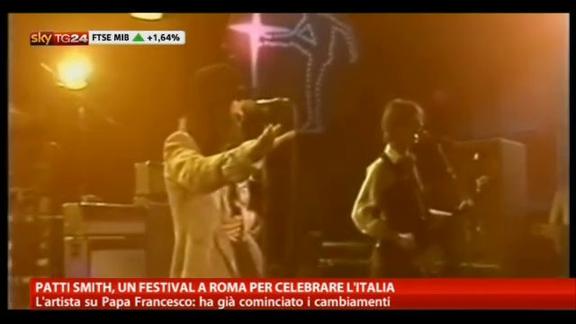 Patti Smith, un Festival a Roma per celebrare l'Italia