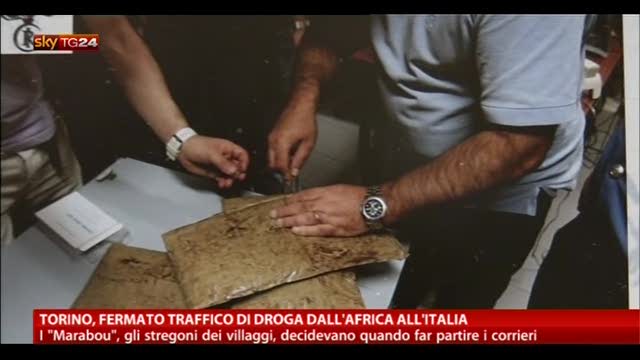 Torino, fermato traffico di droga dall'Africa all'Italia