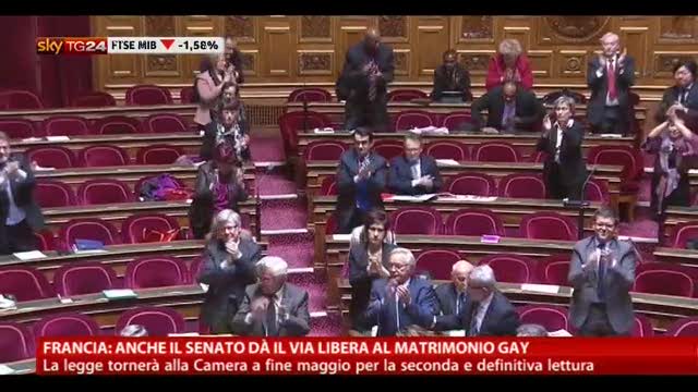 Francia: anche il Senato dà il via libera al matrimonio gay