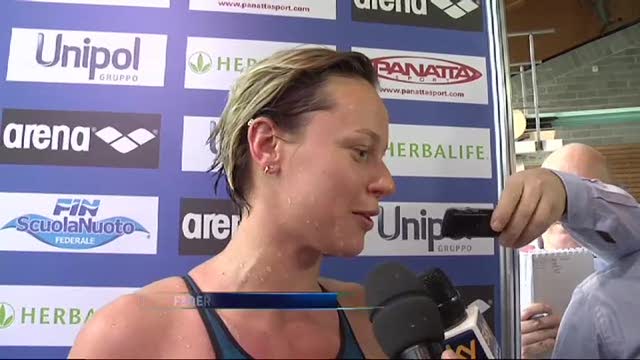 Nuoto, Federica Pellegrini soddisfatta dopo l'oro nei 200sl