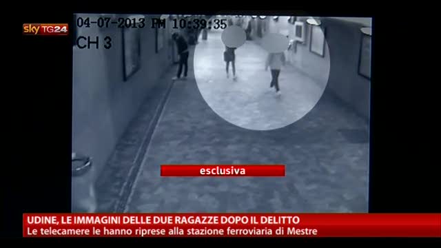 Udine, le immagini delle due ragazze dopo il delitto