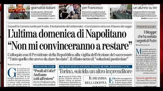 Rassegna stampa nazionale (14.04.2013)