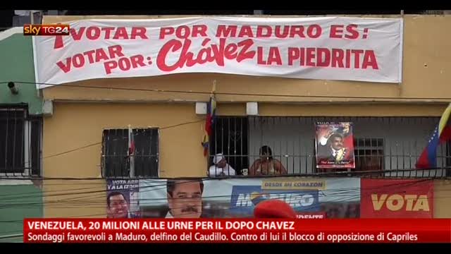 Venezuela, 20 milioni alle urne per il dopo Chavez